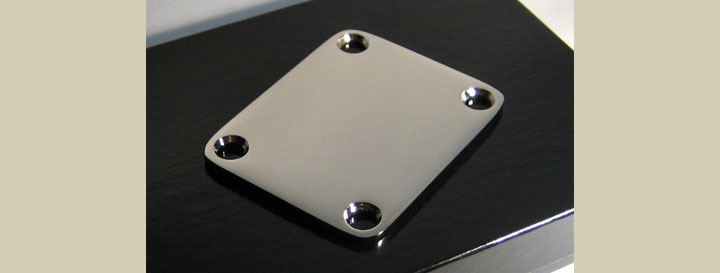 The "Extreme" Fat Neck Plate chrome plated no-logo