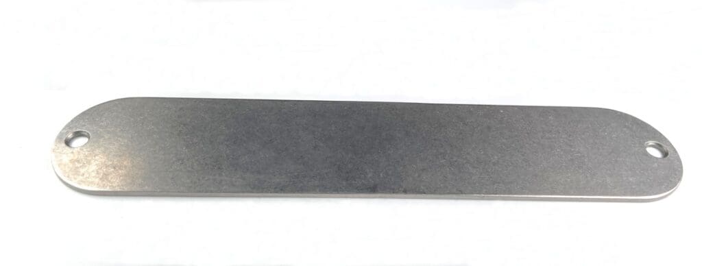 Stainless Steel Control Plate - Glendale Guitars